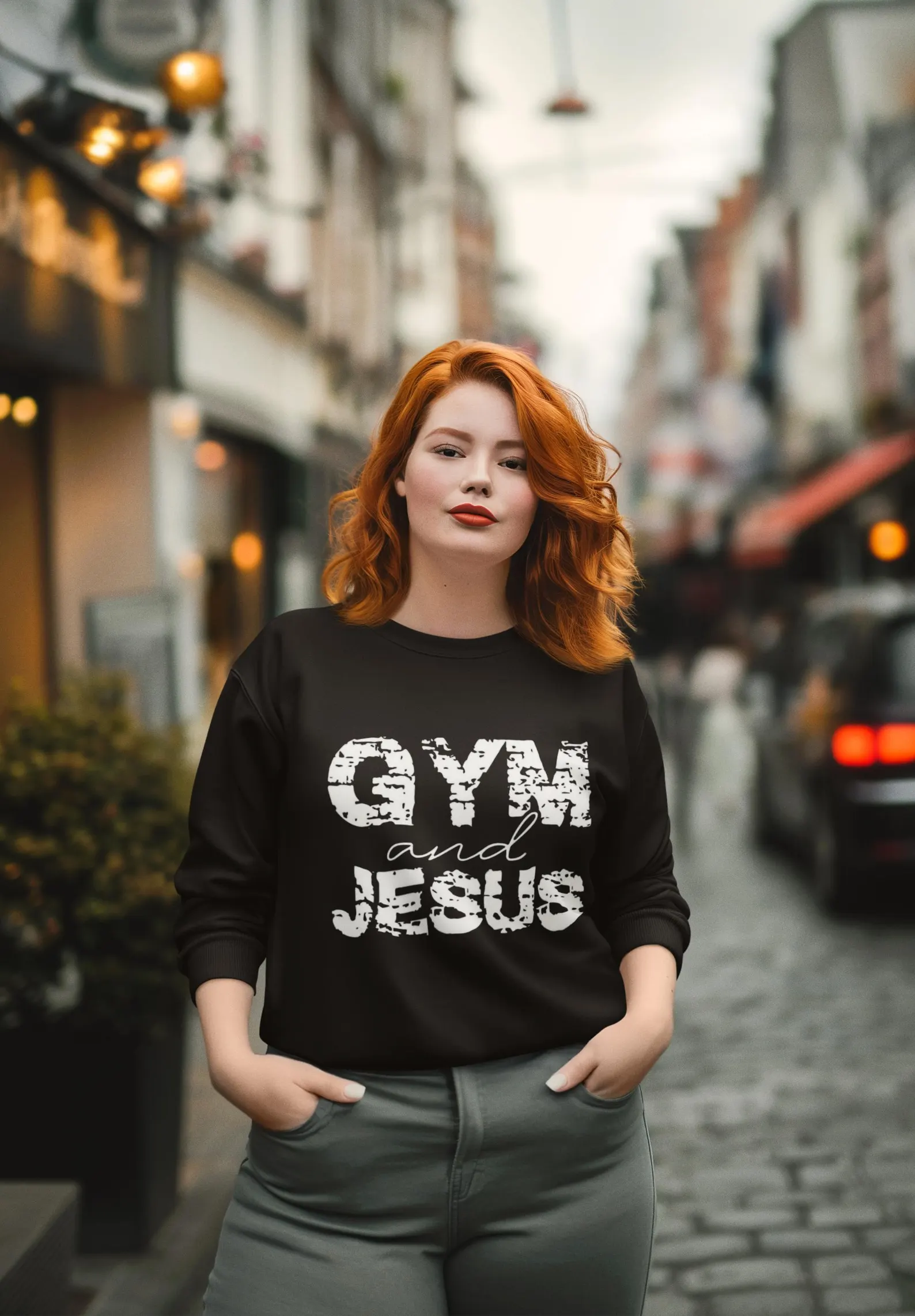 gym and jesus graphic tee gym and jesus graphic tee